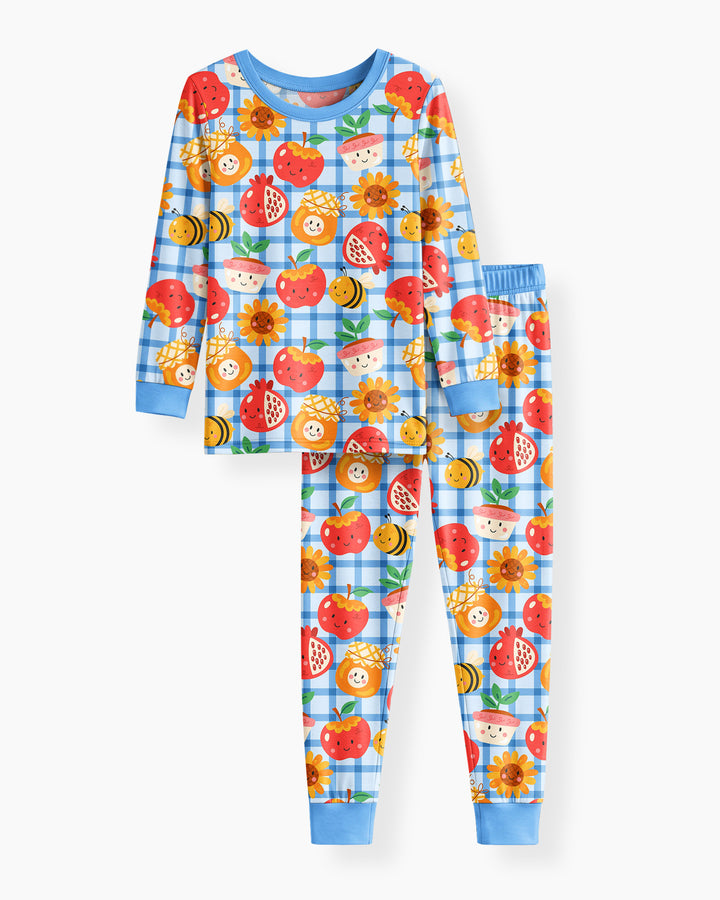 Sweet New Year Bamboo Two Piece Long Sleeve Pajama Set