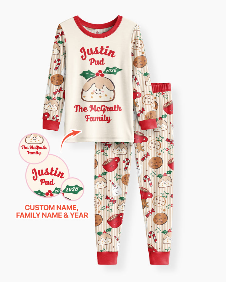 My Little Pudding Bamboo Two Piece Long Sleeve Pajama Set