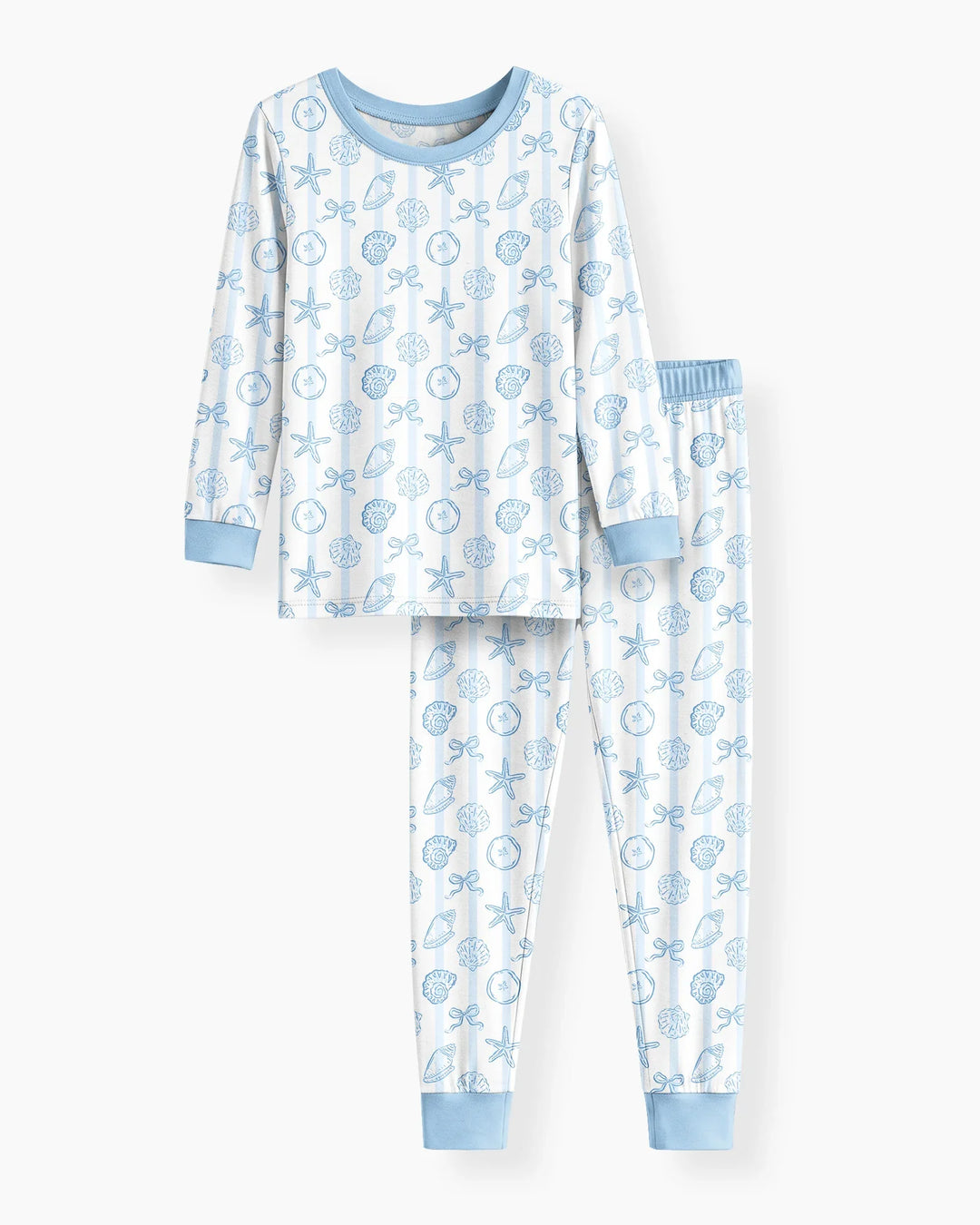 Conjunto de pijama de dos piezas de bambú con mangas largas, plantilla PERSONALIZADA