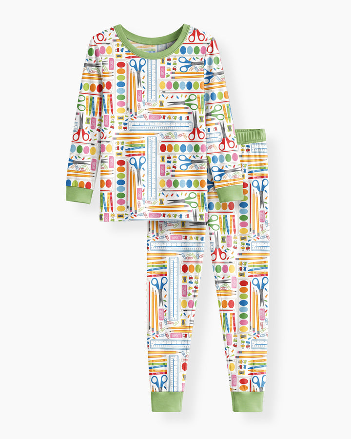 Craft Corner Bamboo Two Piece Long Sleeve Pajama Set