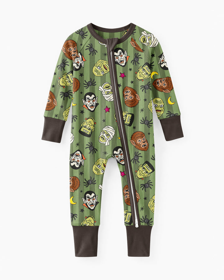 Creepy Crew Family Matching Bamboo Convertible Zippy