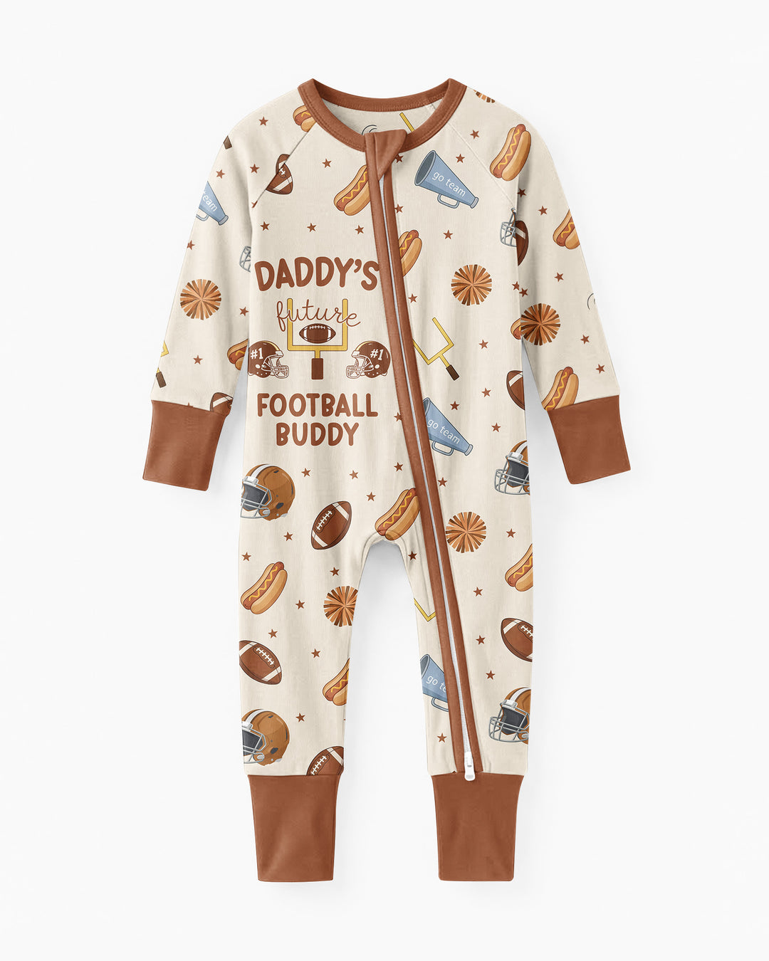 Daddy's Future Football Buddy Bamboo Convertible Zippy