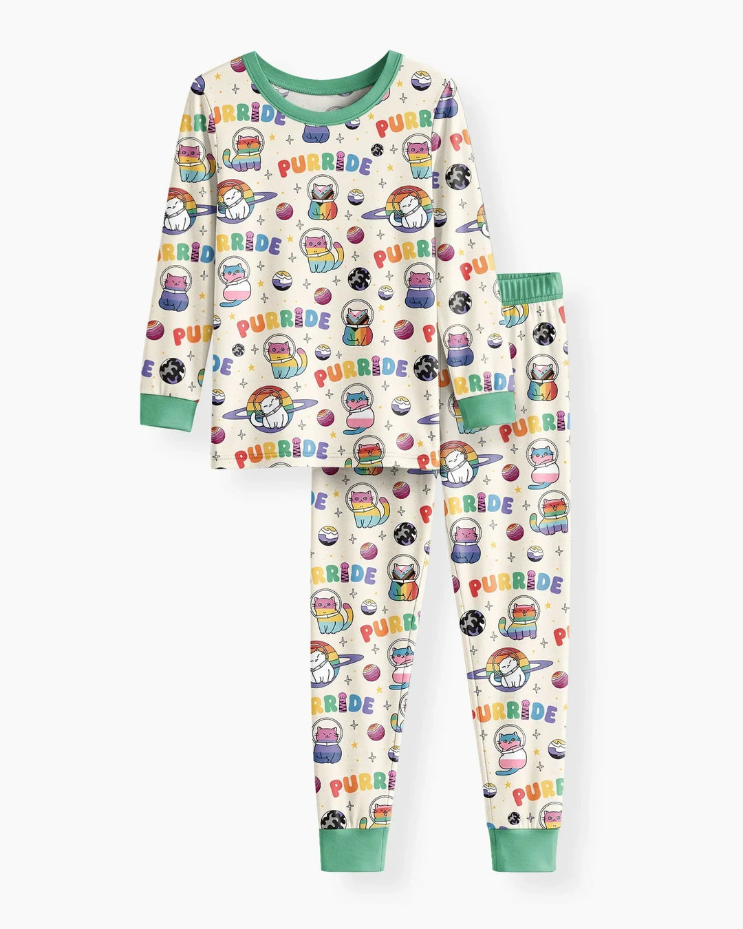 Conjunto de pijama de dos piezas de bambú de manga larga