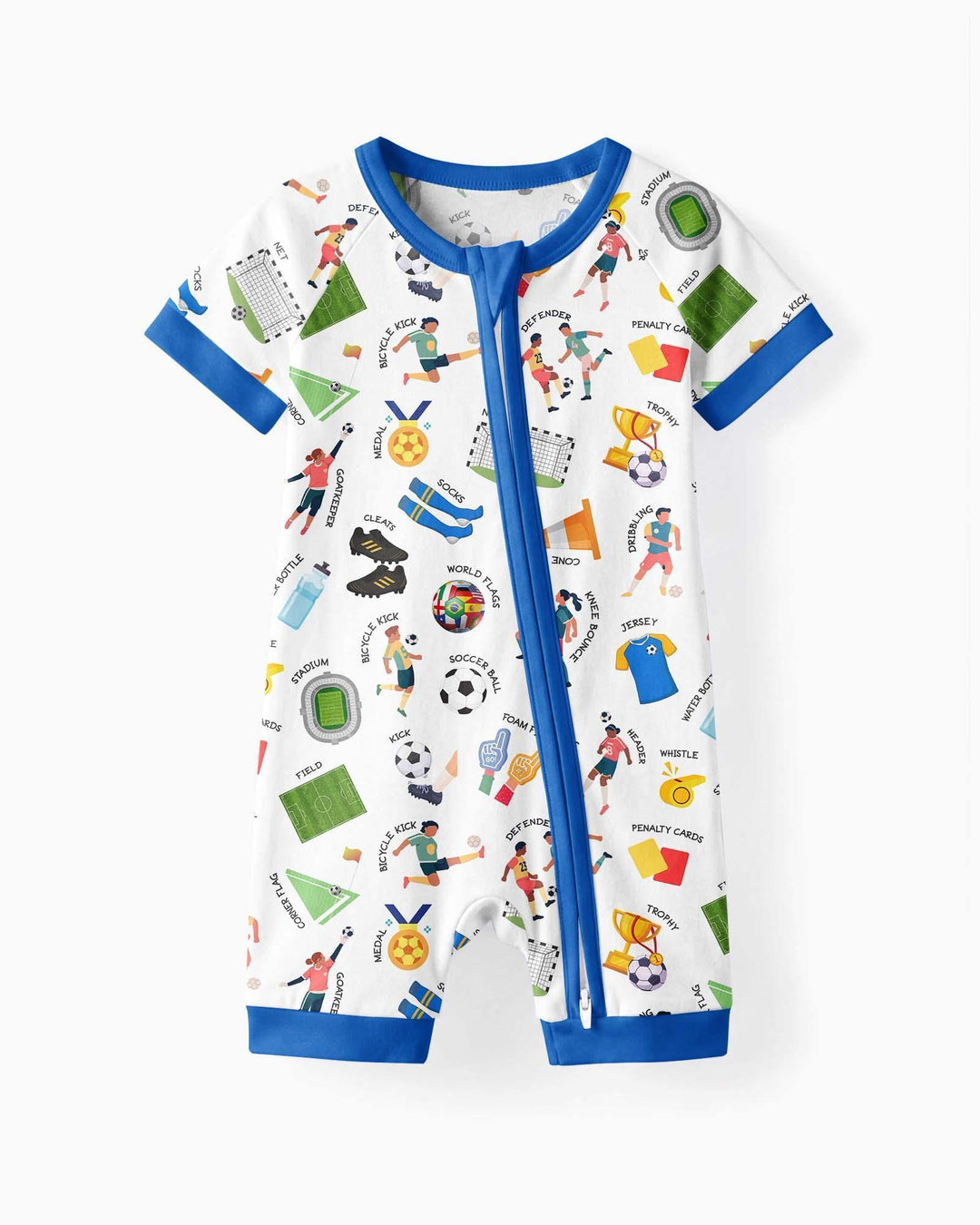 Soccer Fever All About The Game Bamboo Shorty Zippy