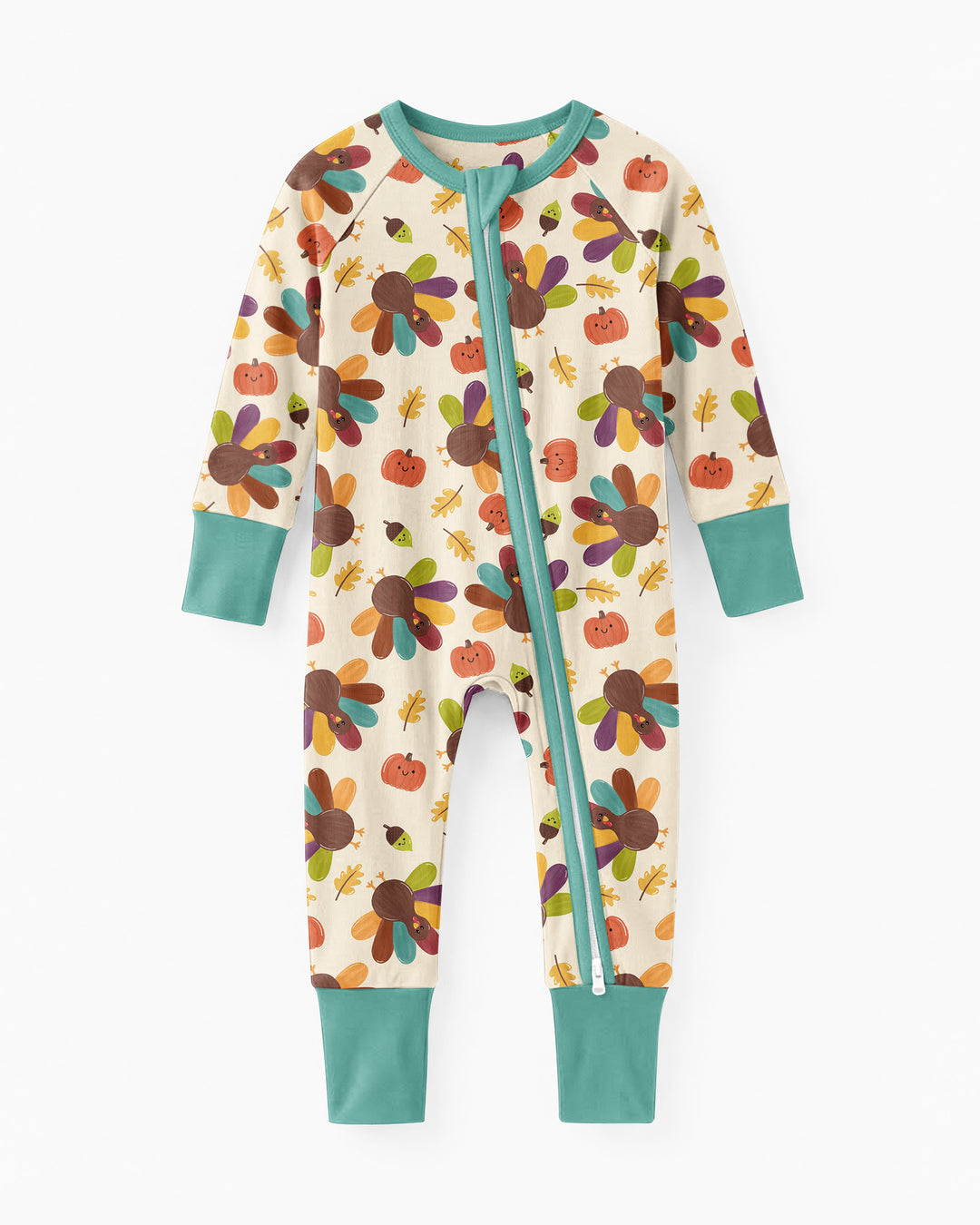 Thankful Turkey Days Bamboo Convertible Zippy
