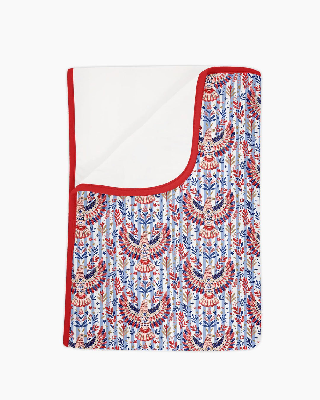 Patriotic Eagle Bamboo Blanket