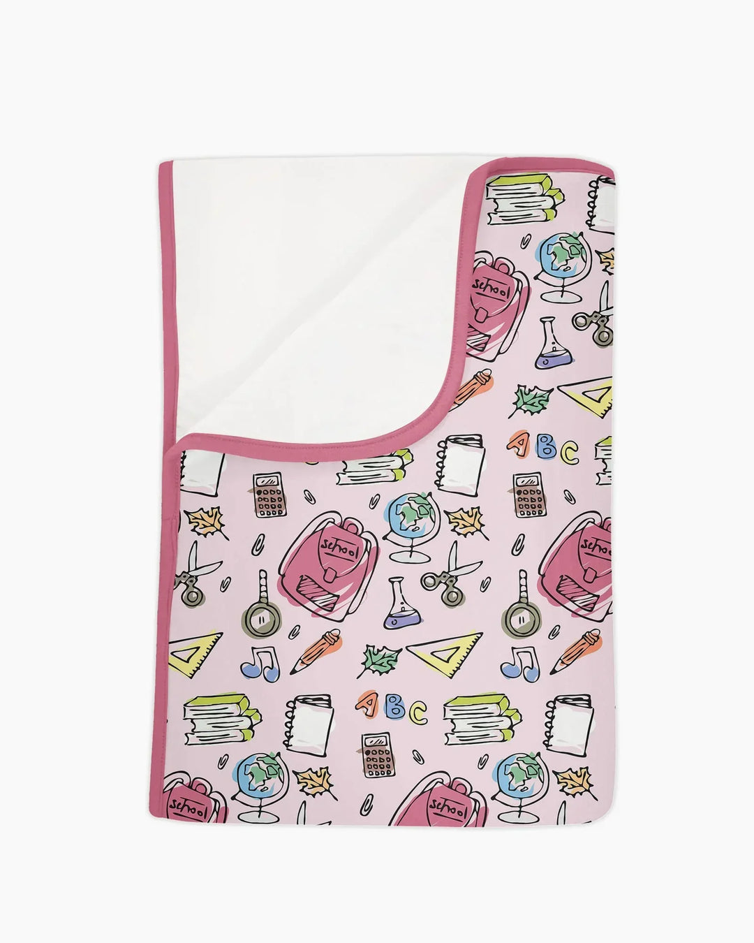 Doodle School Days Bamboo Blanket