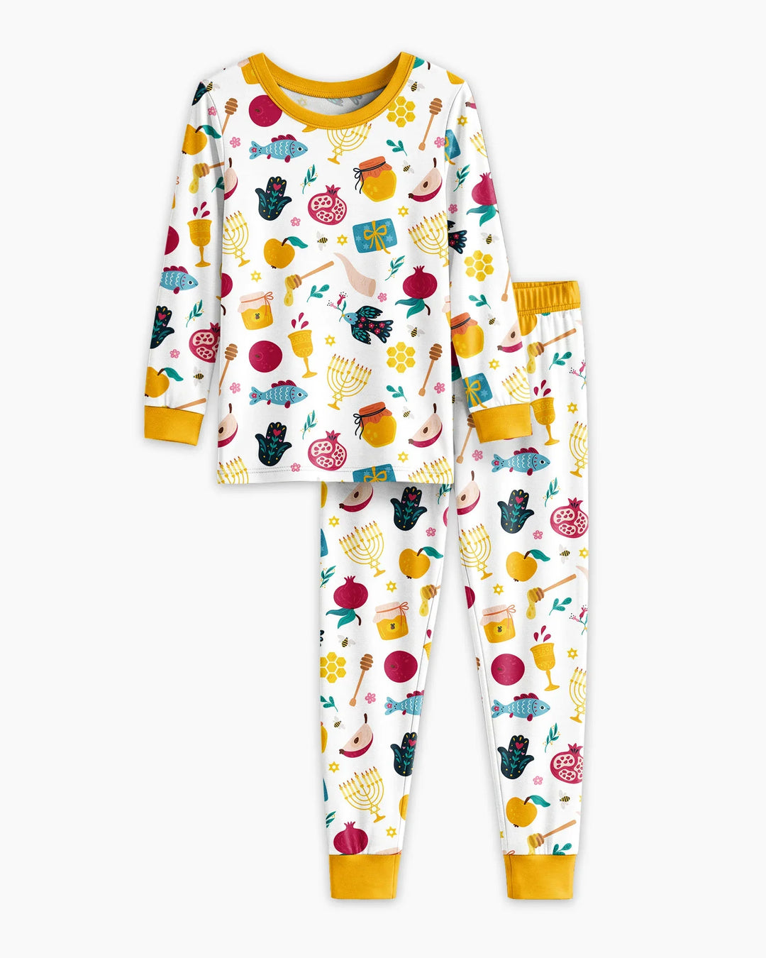 Pijama de dos piezas de bambú de manga larga El mejor papá del mundo