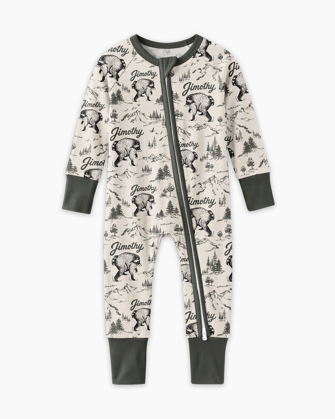 Vintage Jimothy Racoon Family Matching Bamboo Convertible Zippy