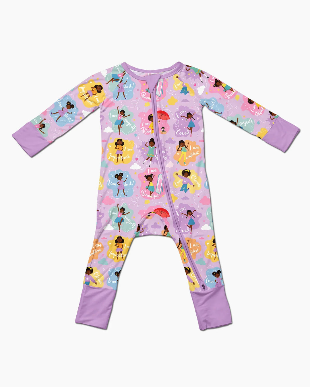 African American Girl I Am Loved Bamboo Convertible Zippy