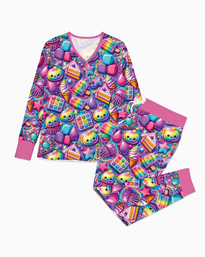 Vorlage Bambus Damen Pyjama Set