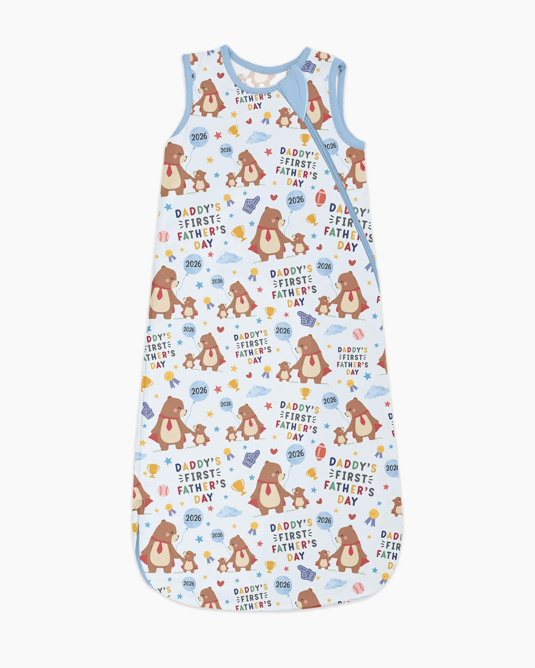 First Father's Day Daddy Bear Family Matching Bamboo Sleep Bag