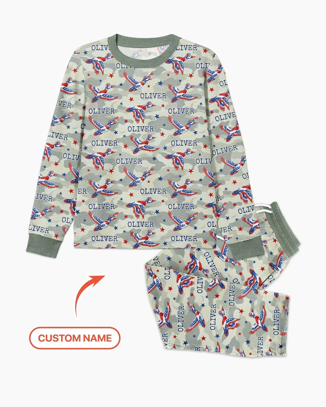 Vorlage Benutzerdefiniertes Herren-Pyjama-Set