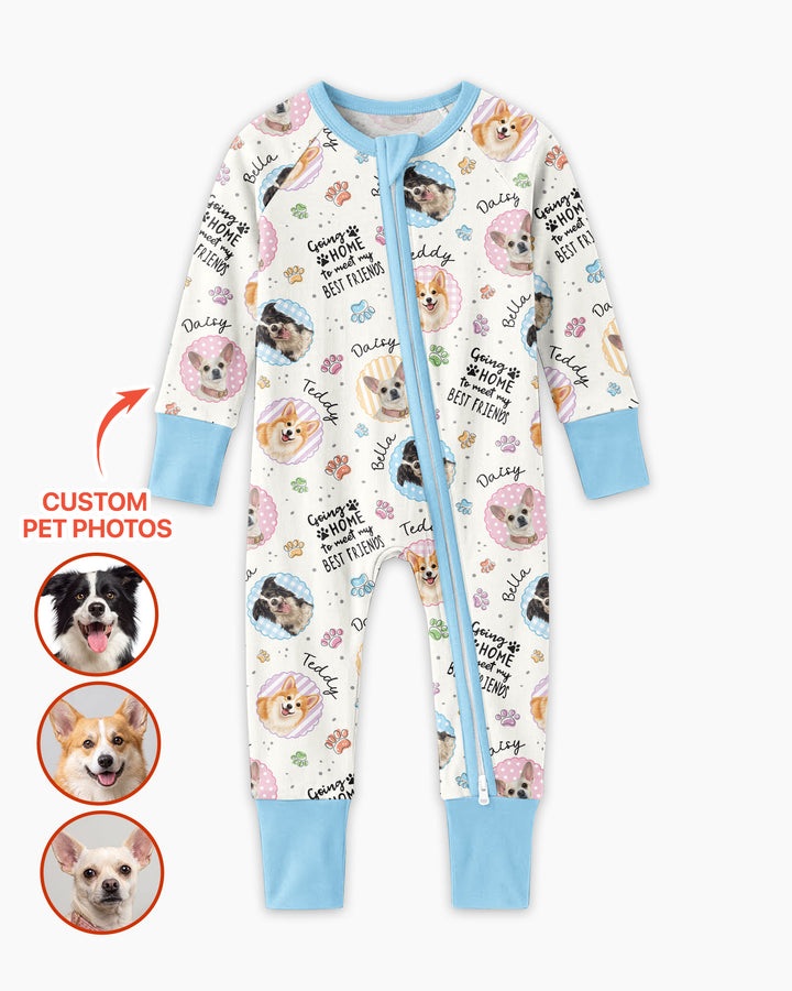 Custom Pet Photo My First Best Friend Bamboo Convertible Zippy