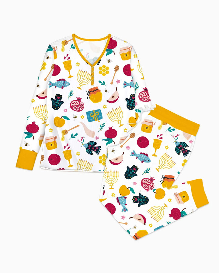 Vorlage Bambus Damen Pyjama Set
