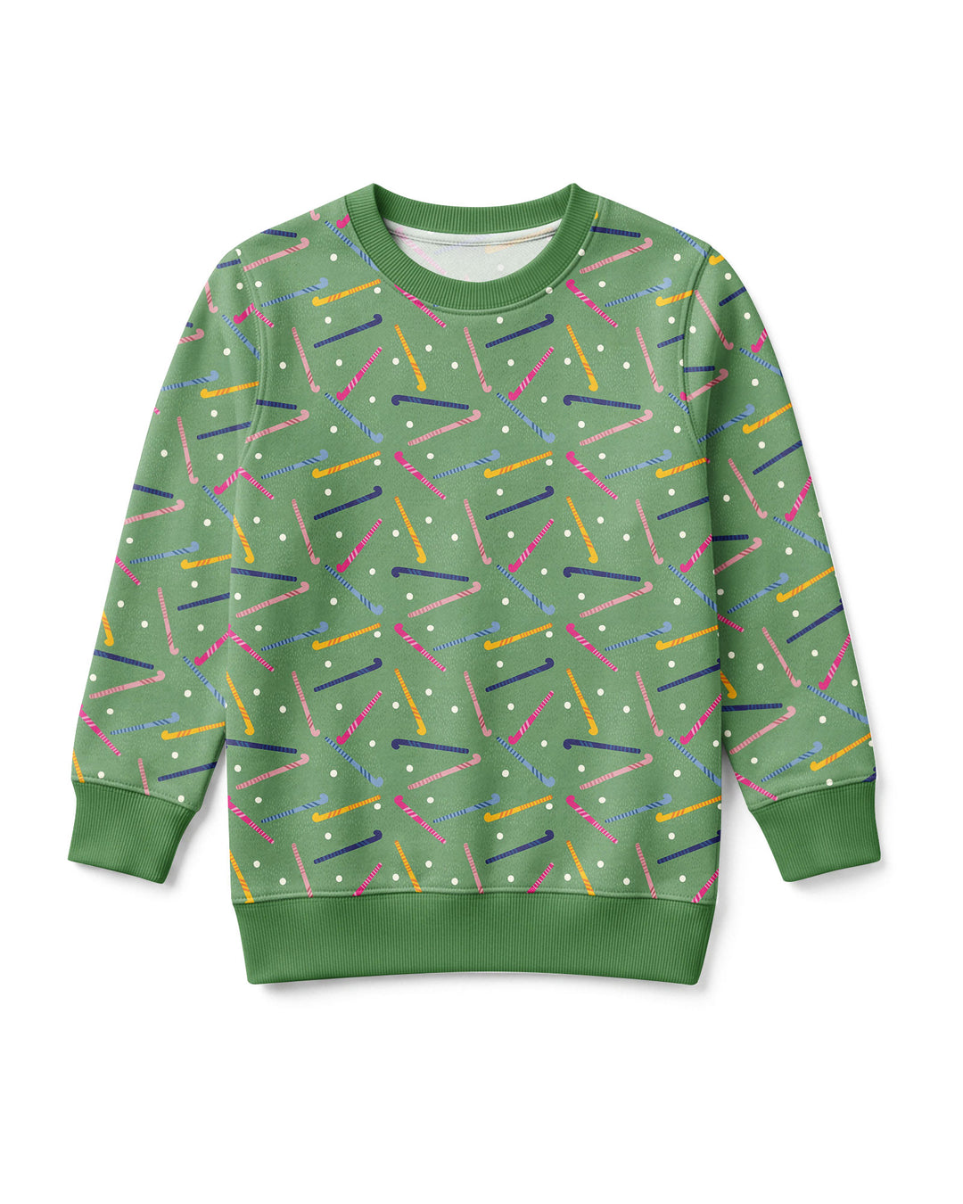Field Hockey Fun Bamboo Crewneck Sweatshirt