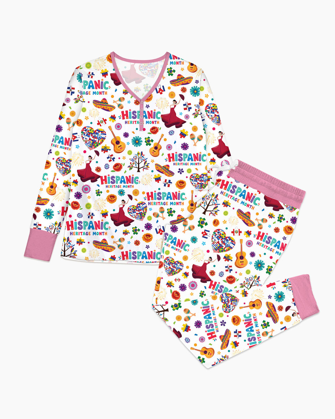 Vorlage Bambus Damen Pyjama Set