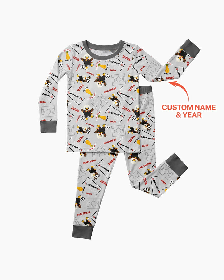 My First World Cup Bamboo Two Piece Long Sleeve Pajama Set