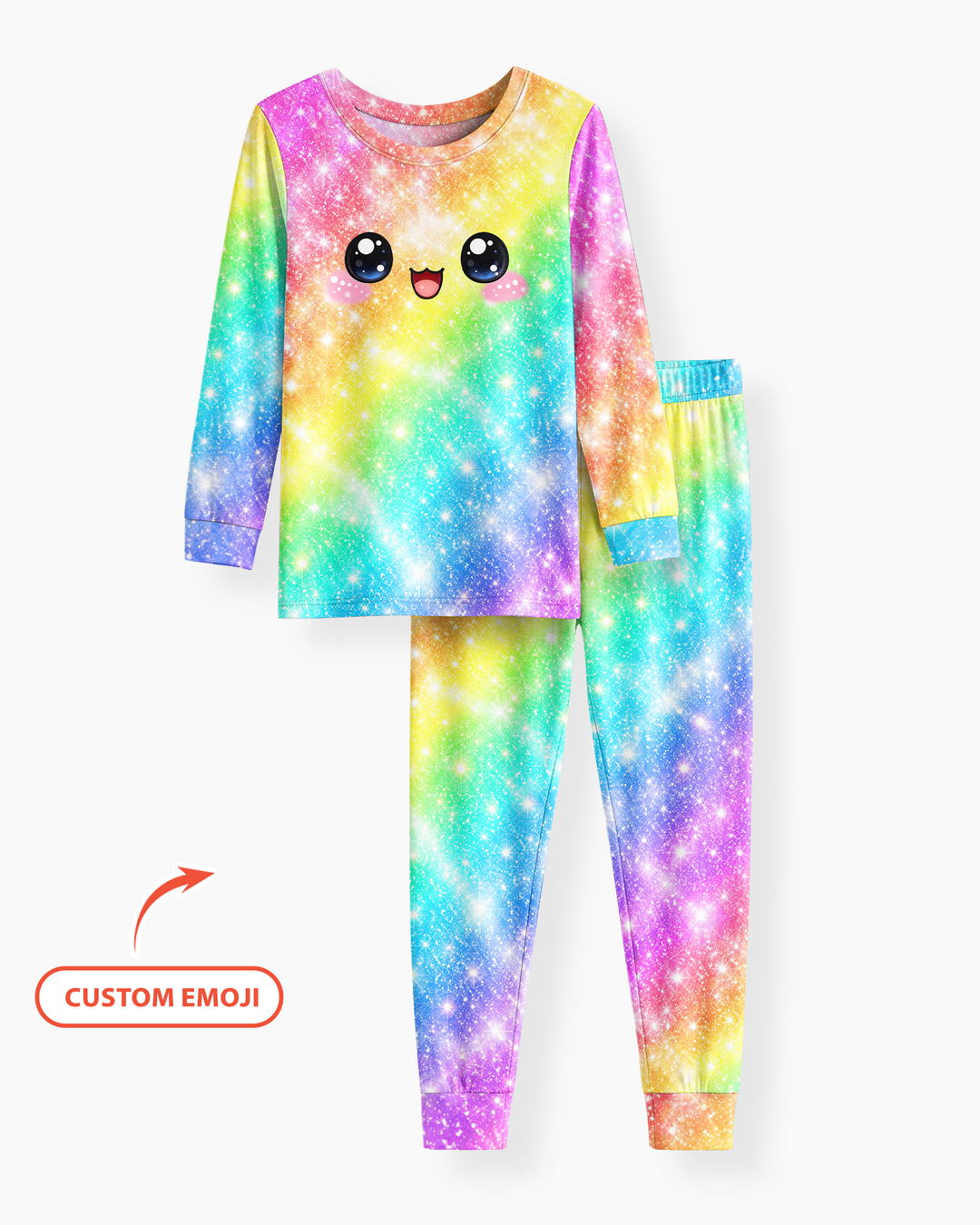 Cute Dumplings Emoji Gift For Squishy Hunter Bamboo Two Piece Long Sleeve Pajama Set