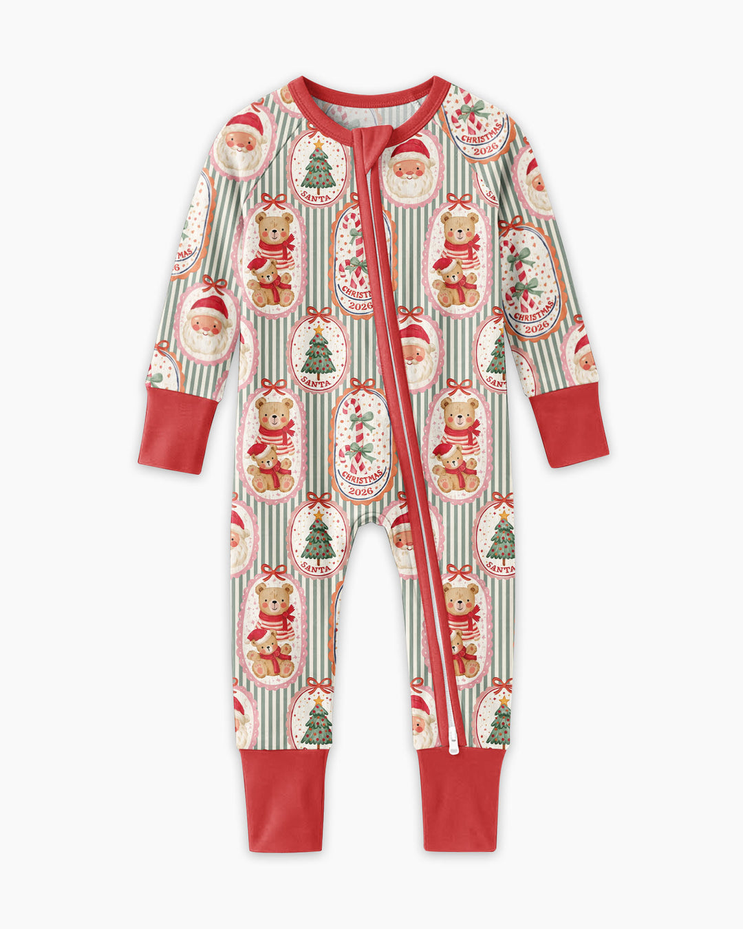 Teddy Bear Christmas Bamboo Convertible Zippy