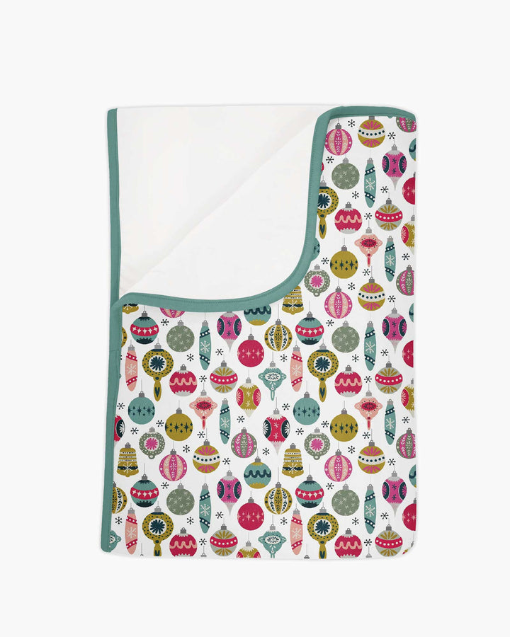 Tiny Christmas Ornaments Bamboo Blanket