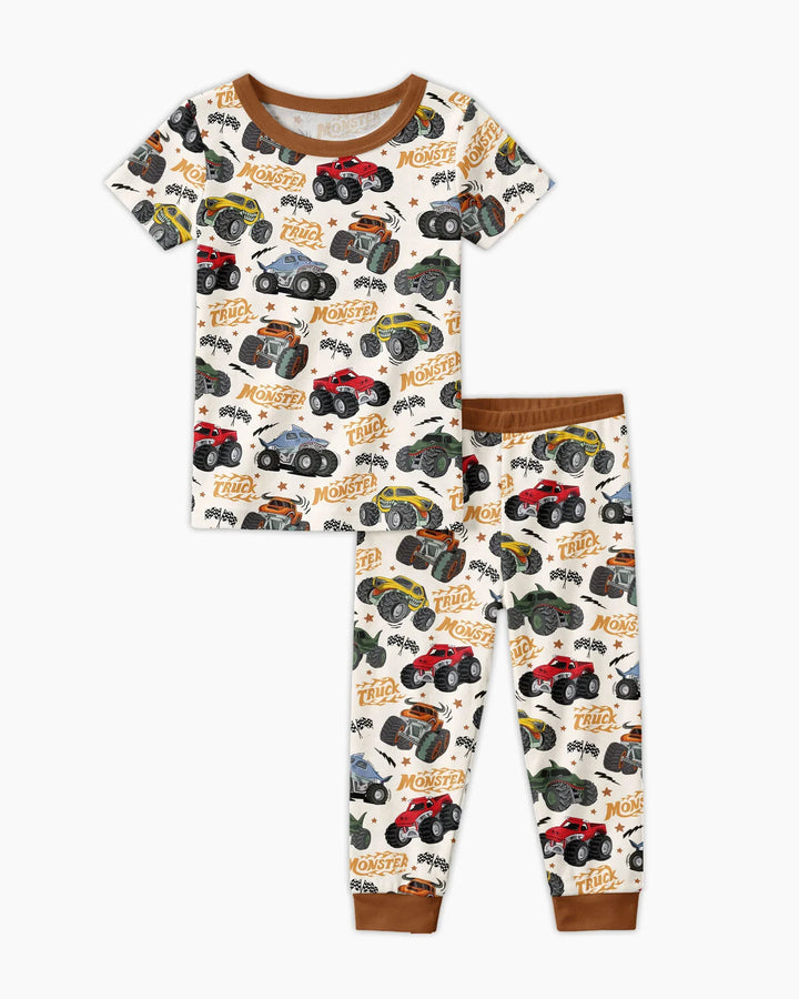 Zweiteiliges, kurzärmliges Pyjama-Set mit Marienkäfern