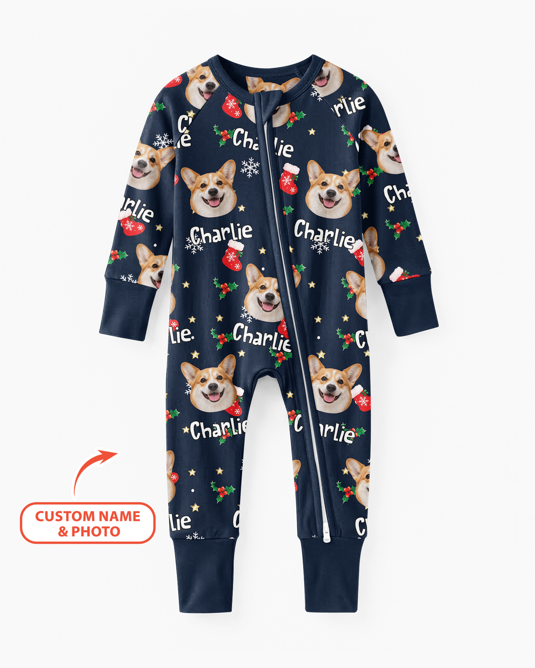 My Furry Christmas Bamboo Convertible Zippy