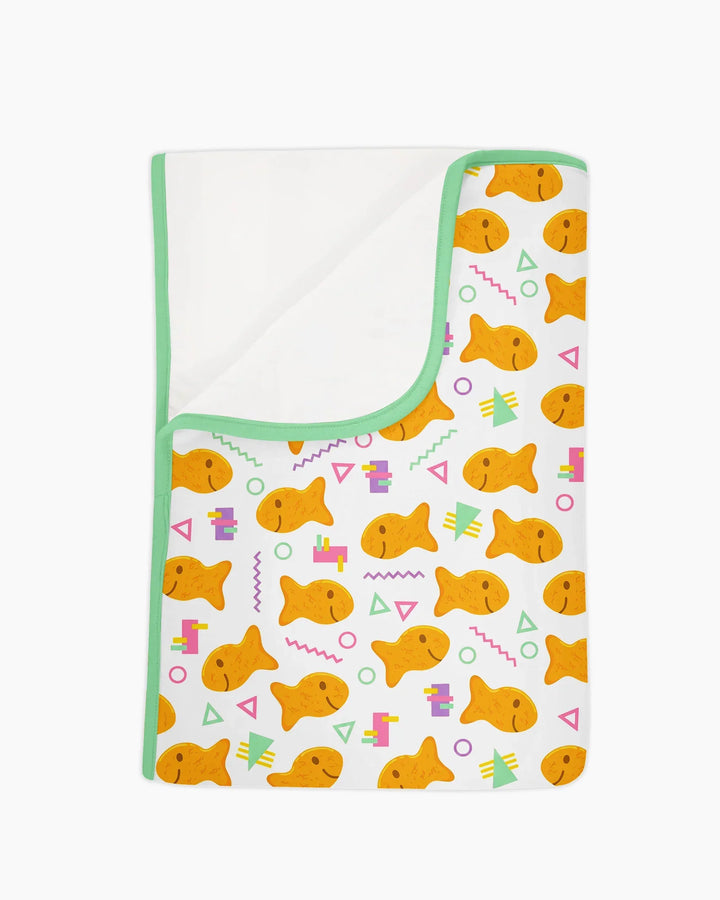 Cheesy Fishies Family Matching Bamboo Blanket