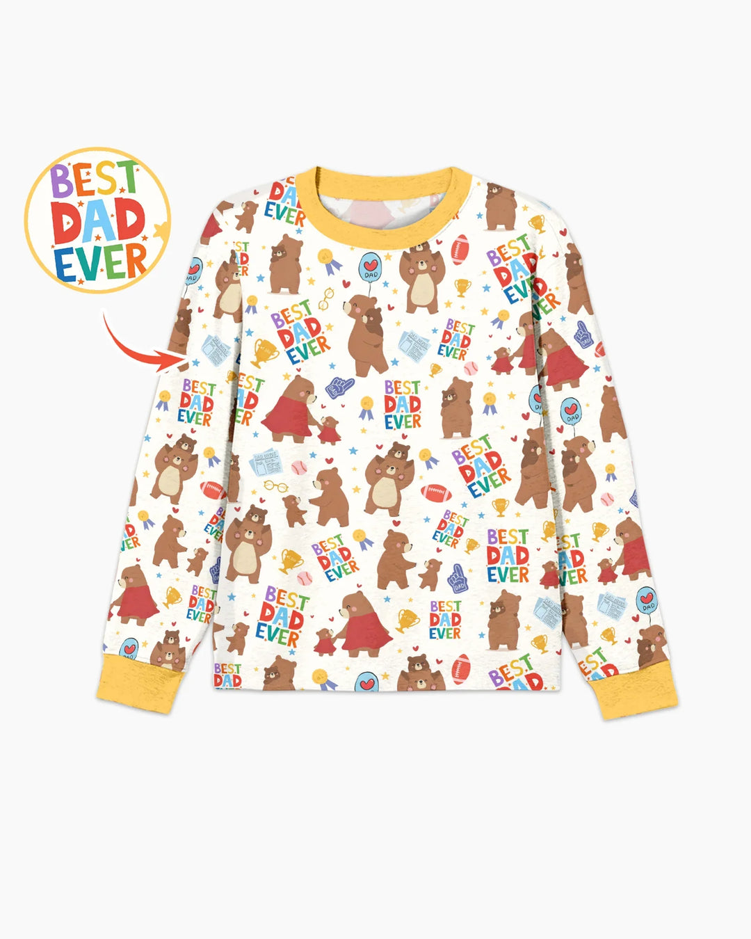 Best Daddy Bear Ever Family Matching Bamboo Women Pajama Set