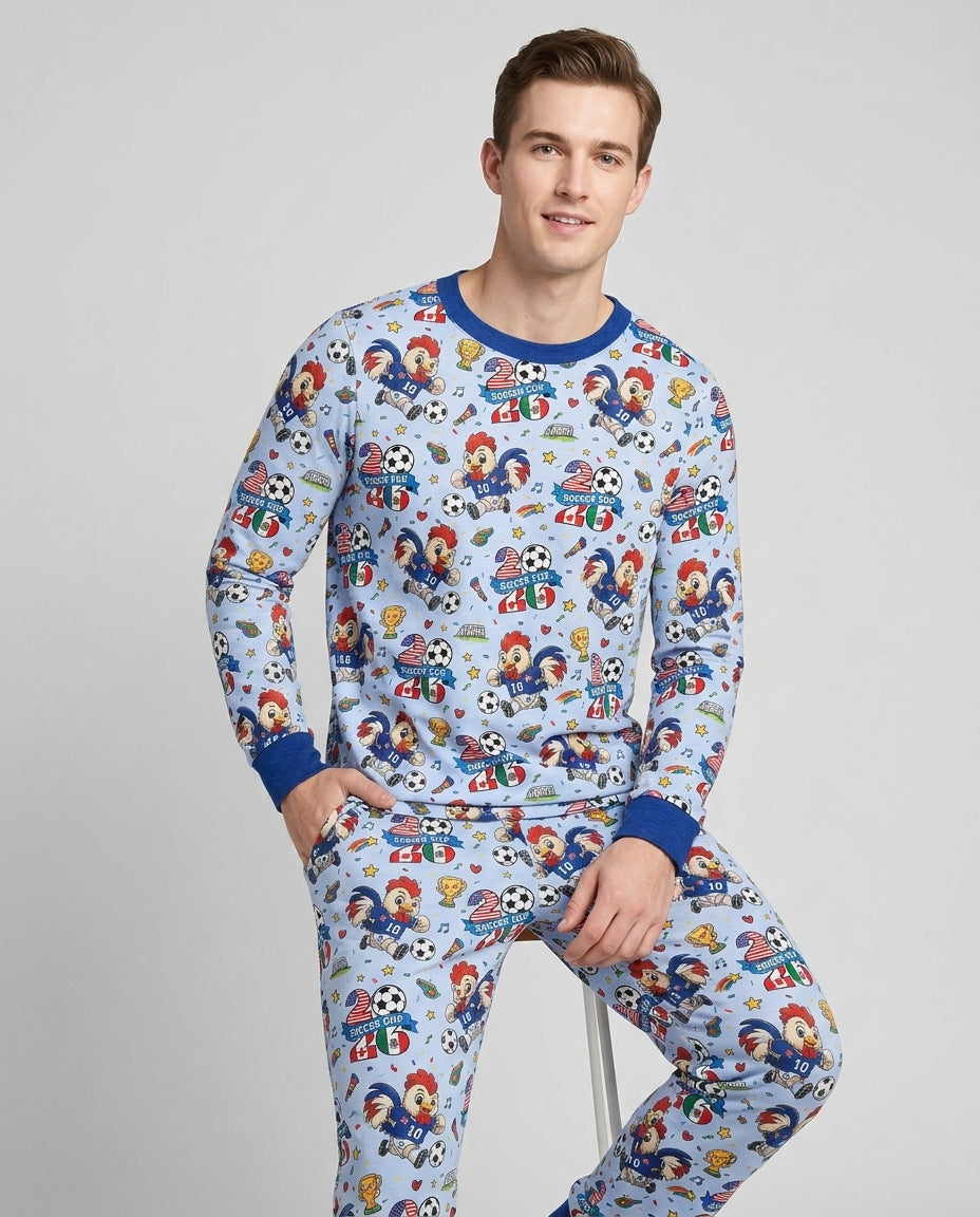 plantilla Conjunto de Pijama de Bambú para Hombre