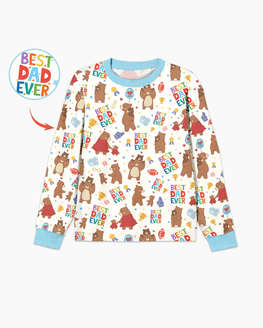 Best Daddy Bear Ever Family Matching Bamboo Women Pajama Set