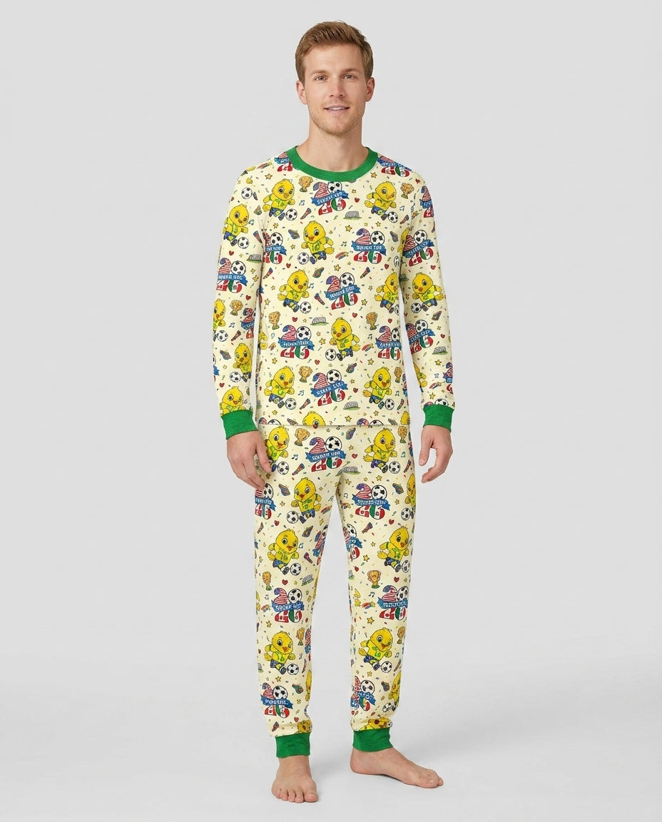 plantilla Conjunto de Pijama de Bambú para Hombre