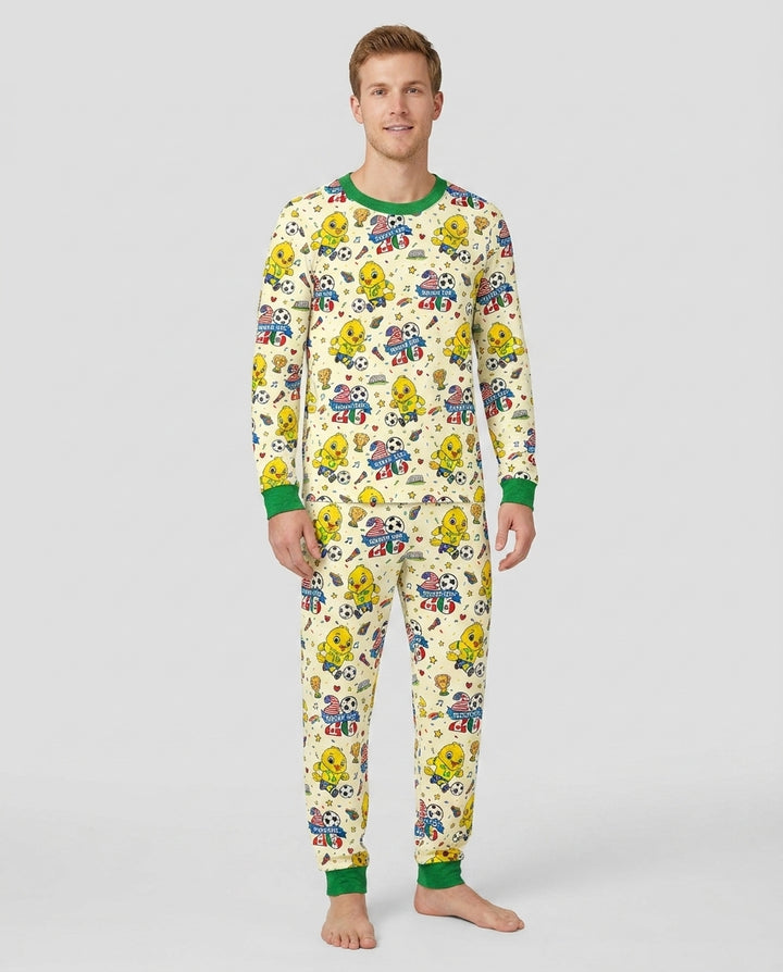 plantilla Conjunto de Pijama de Bambú para Hombre