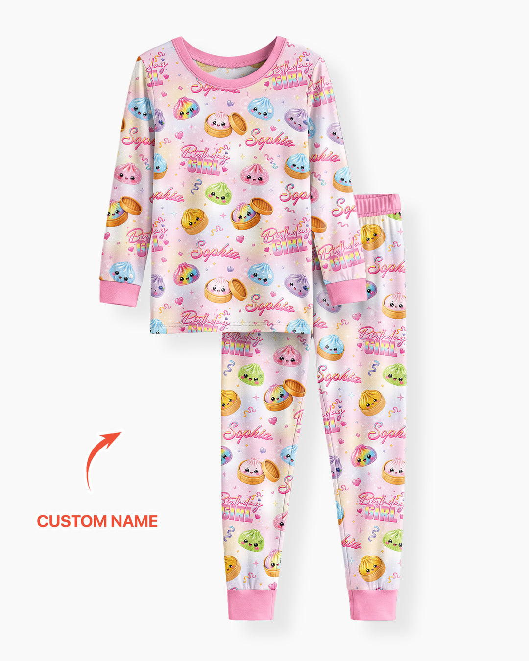 Conjunto de pijama de dos piezas de bambú con mangas largas, plantilla PERSONALIZADA