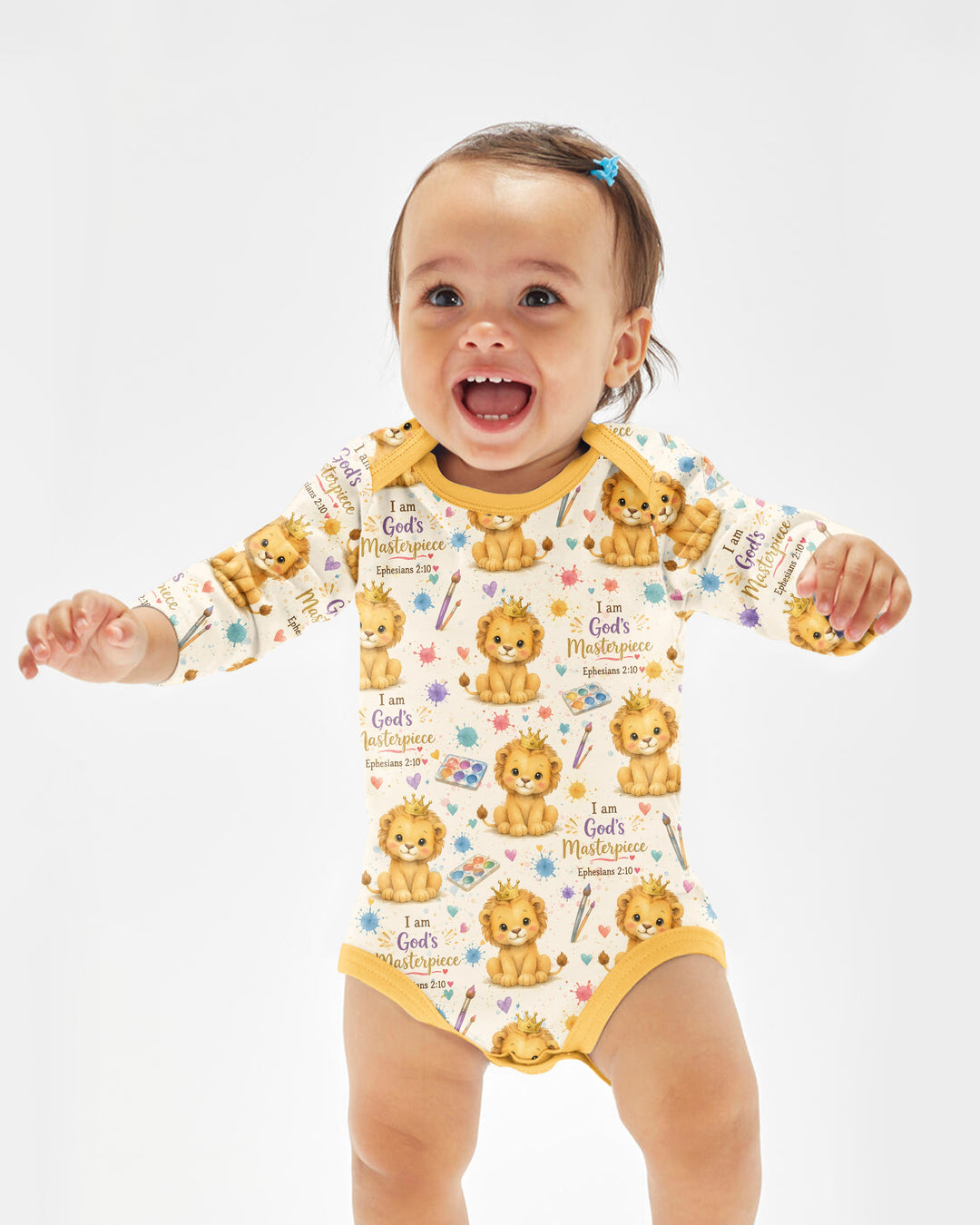 Gerippte Babykleidung mit individuellem Foto - Weich &amp; Skizzenhaft