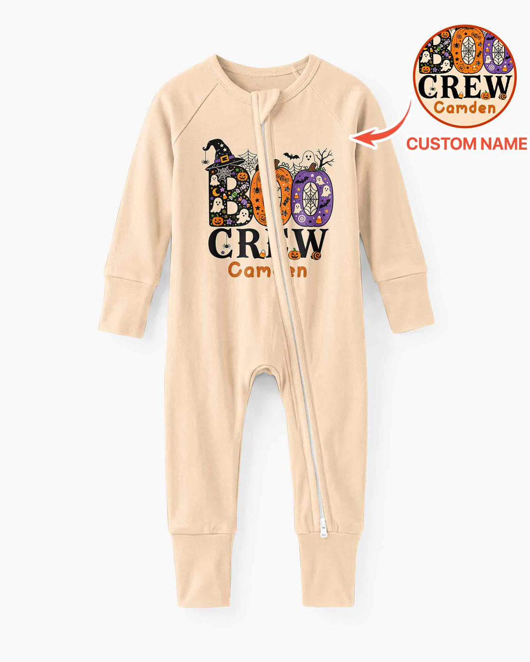 Personalized Boo Crew Bamboo Convertible Zippy