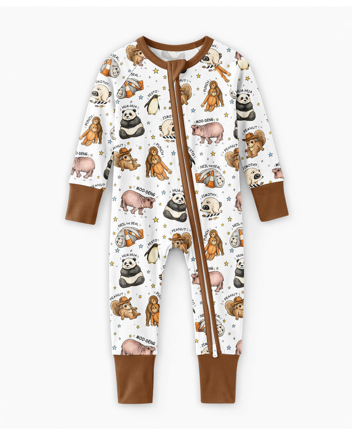 Cute Viral Animals Bamboo Convertible Zippy