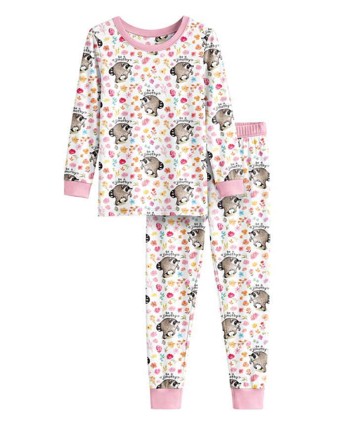 Conjunto de pijama de dos piezas de bambú con mangas largas, plantilla PERSONALIZADA