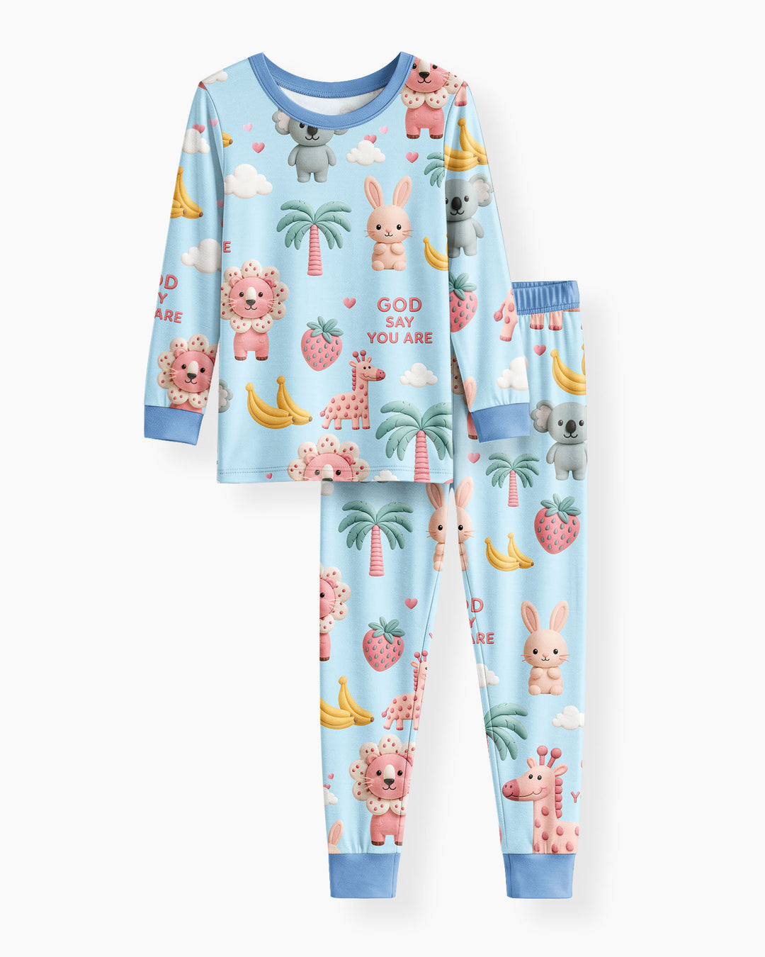 Little Blessings Bamboo Two Piece Long Sleeve Pajama Set