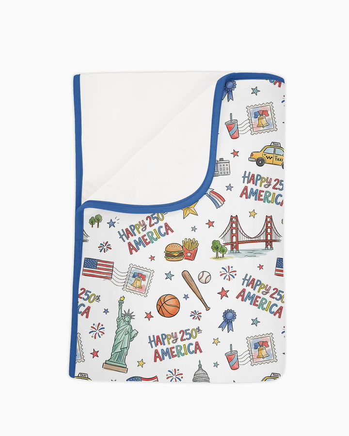 America 250 Celebration Bamboo Blanket