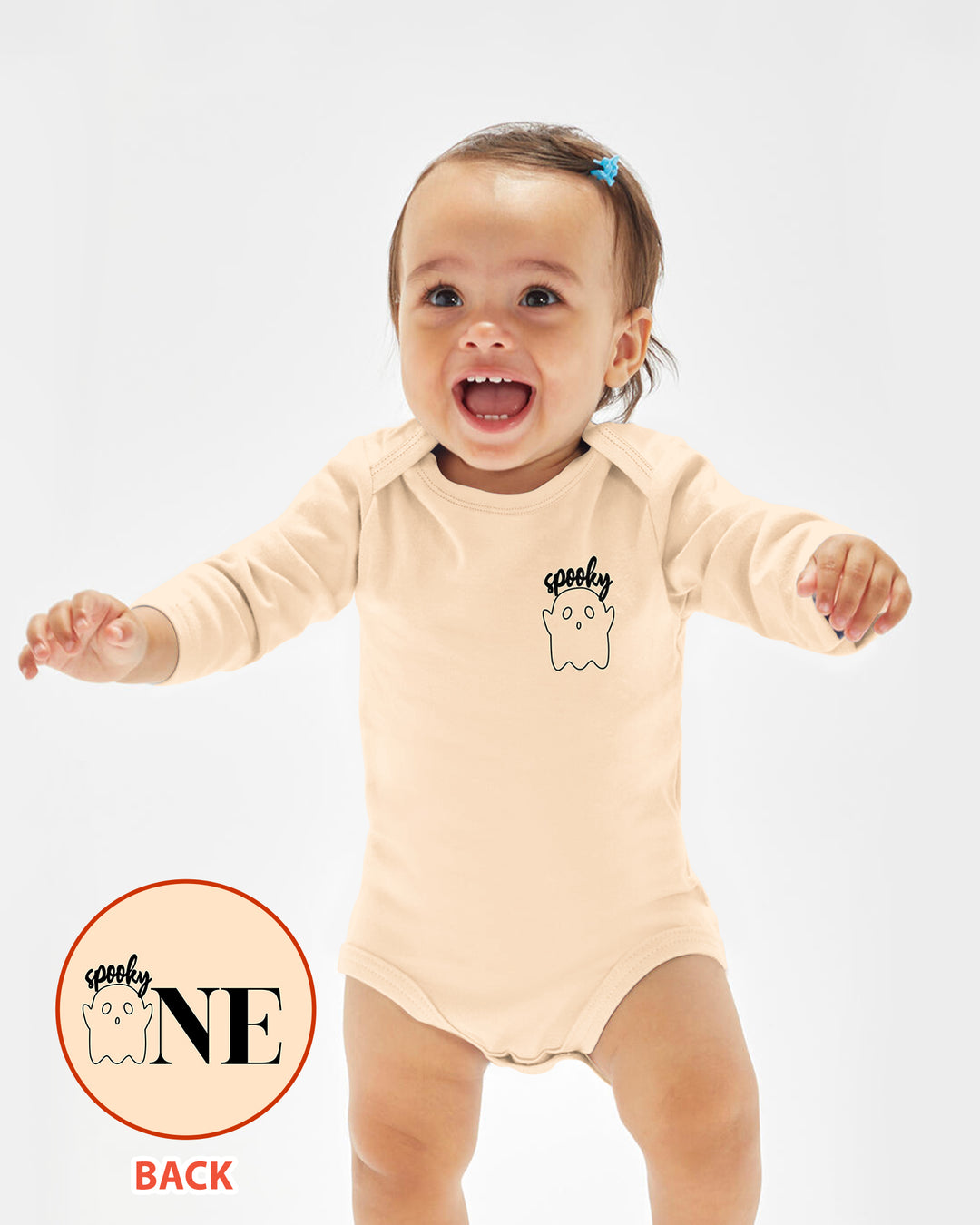 Spooky One Birthday Boo First Birthday Halloween Bamboo Bodysuit