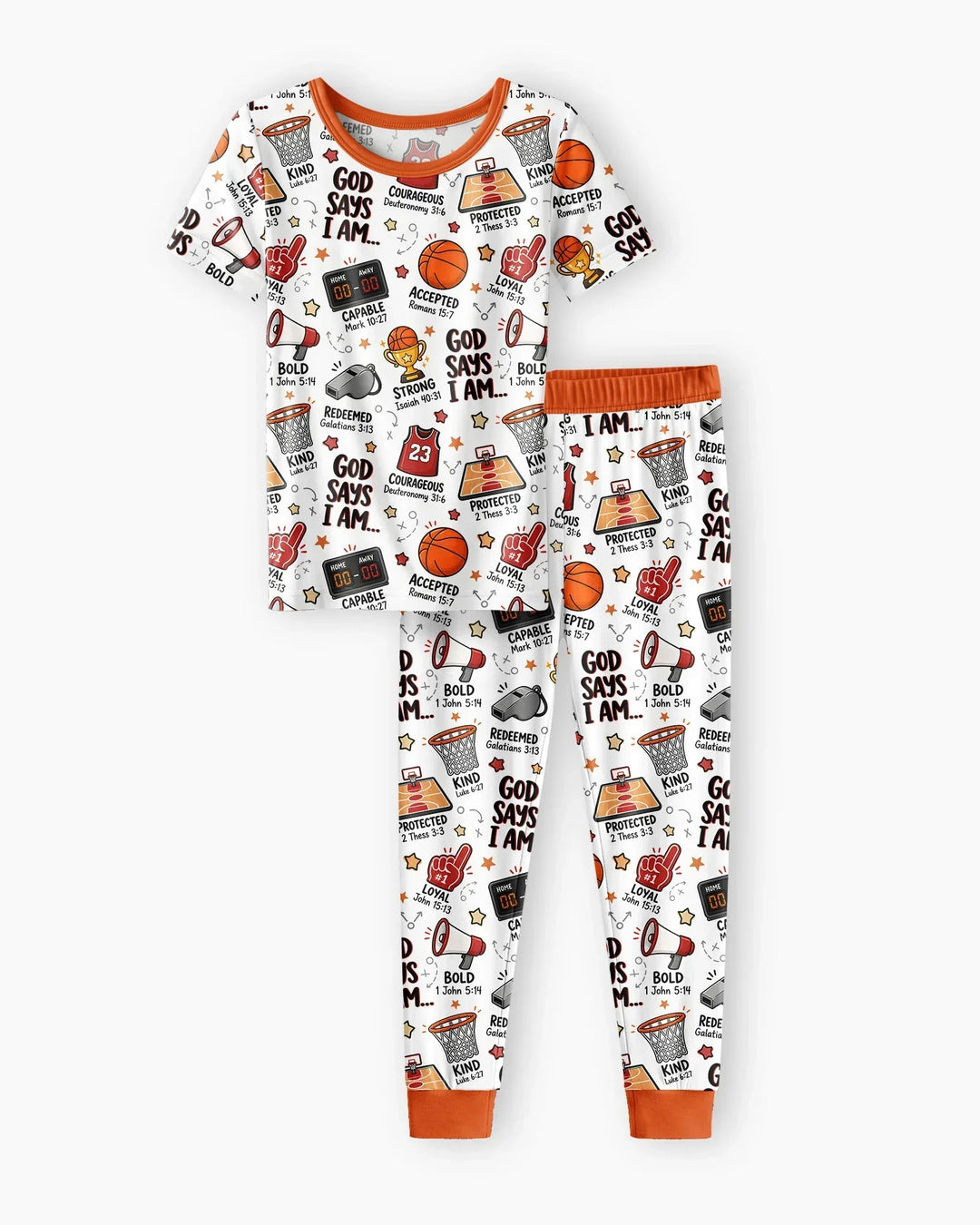Zweiteiliges, kurzärmliges Pyjama-Set mit Marienkäfern