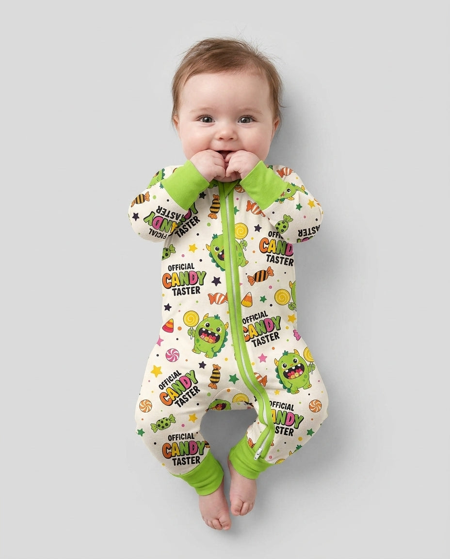Halloween Official Candy Tester Bamboo Convertible Zippy