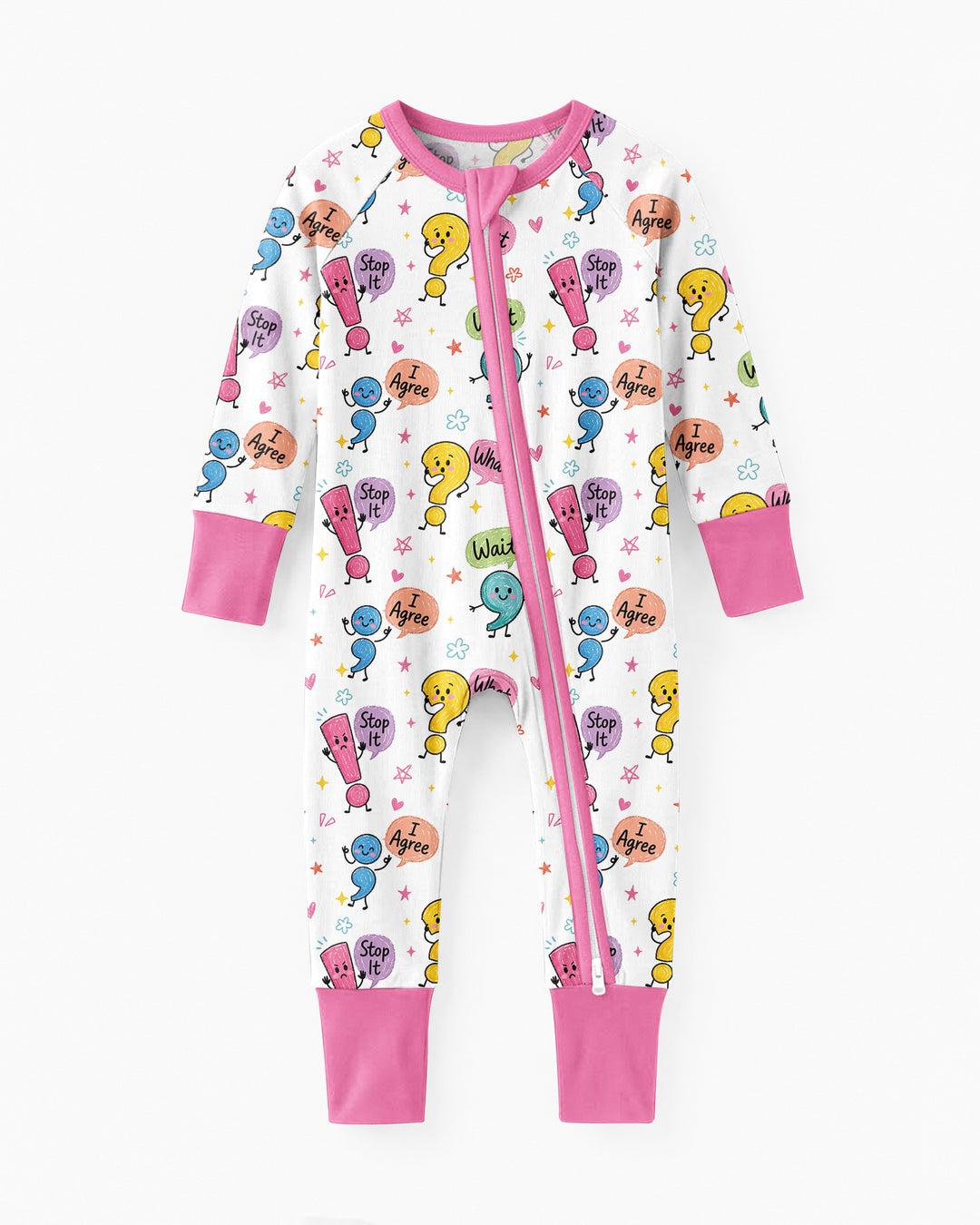 Punctuation Emotion Bamboo Convertible Zippy