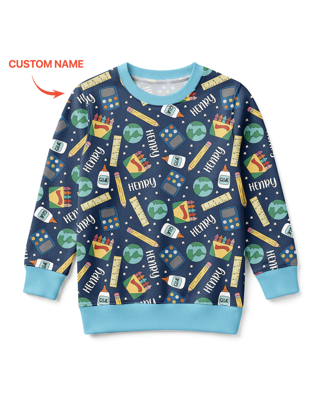 School Supply Bamboo Crewneck Sweatshirt