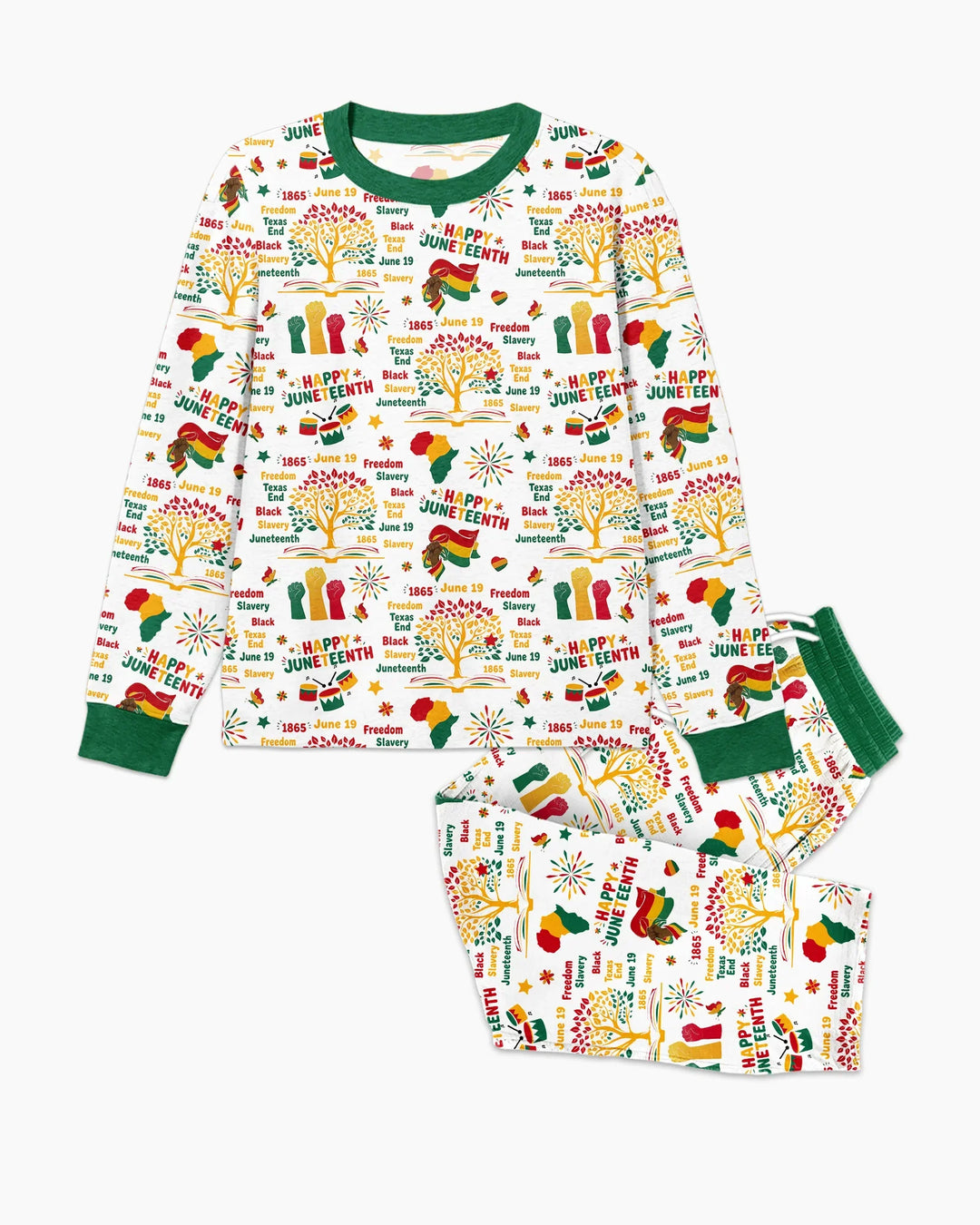 Happy Juneteenth Bamboo Men's Pajama Set