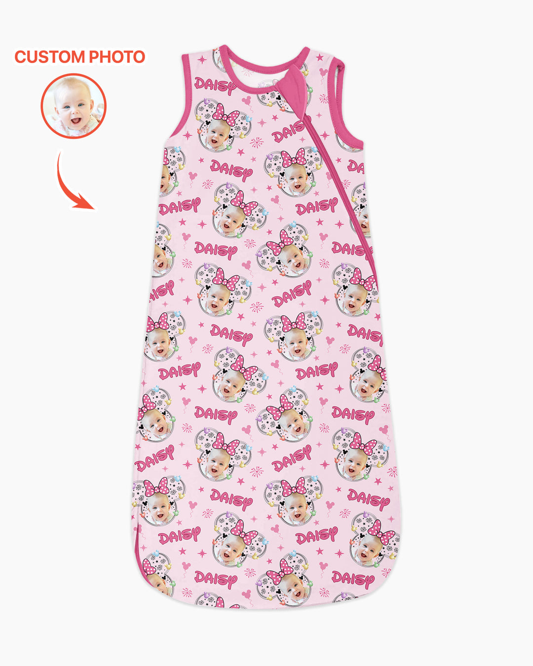 Custom Photo Little Princess Bamboo Sleep Bag