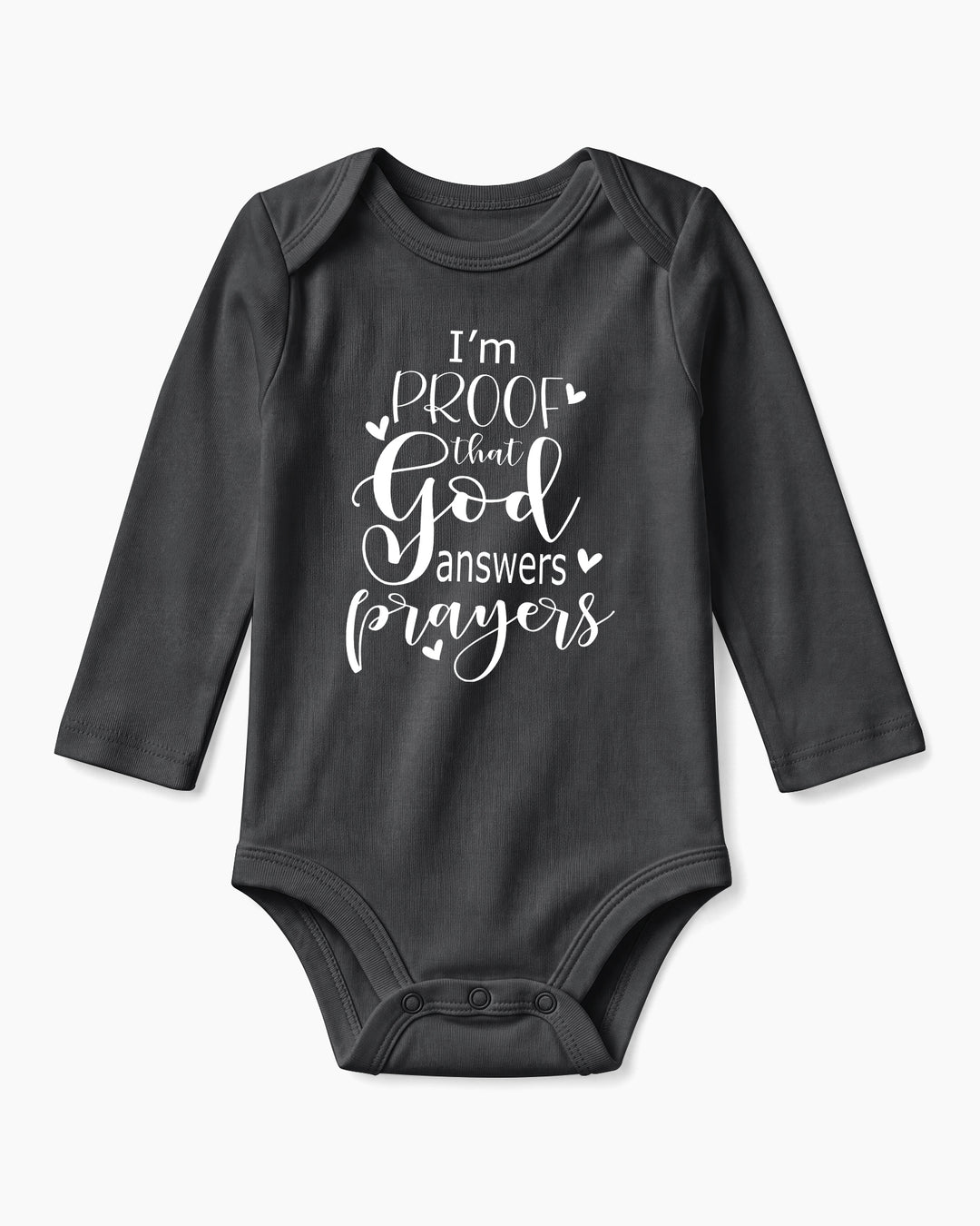 I'm Proof That God Answers Prayers Christian IVF Miracle Baby Bamboo Bodysuit
