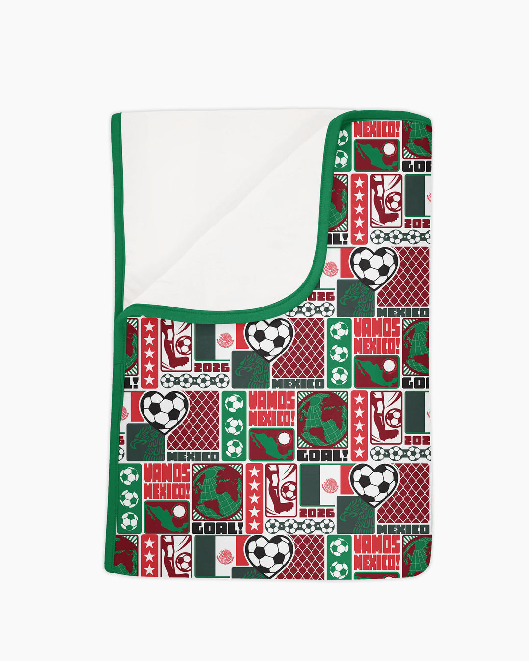 World Soccer Vamos Mexico Bamboo Blanket