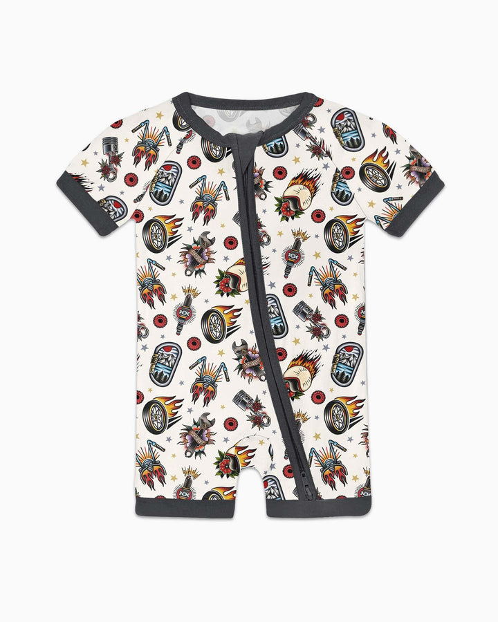 Born to Ride Together Family Matching Bamboo Shorty Zippy